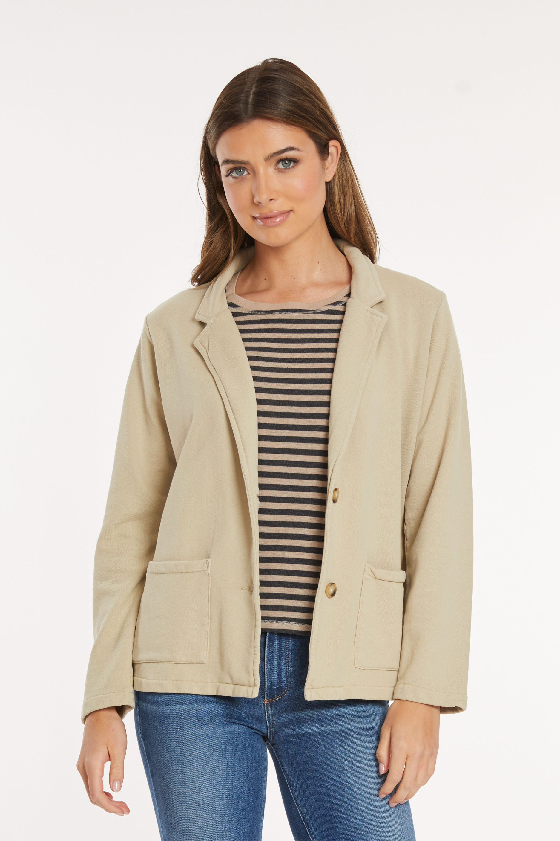 L/S French Terry Blazer – mododoc Los Angeles