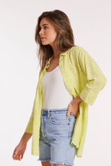3/4 Sleeve Easy Lace Shirt