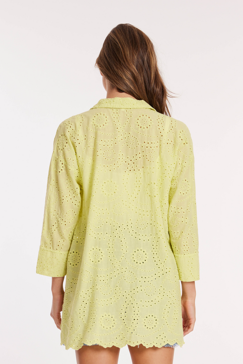 3/4 Sleeve Easy Lace Shirt