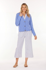 L/S Crop Boxy Cardi