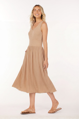 Mix Media Tank Midi Dress