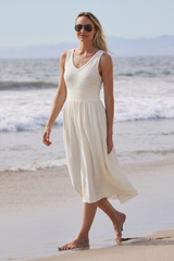 Mix Media Tank Midi Dress