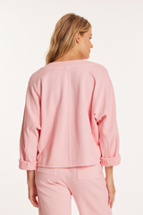 L/S Dolman Sleeve V-Neck Top