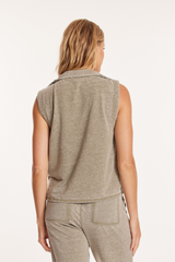 Half Zipped Sleeveless