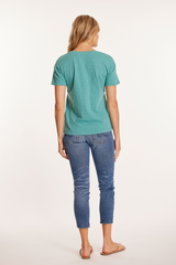 S/S V-Neck Boxy Tee