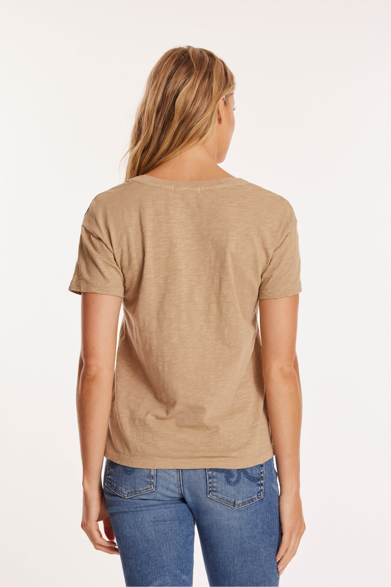 S/S V-Neck Boxy Tee