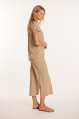 Wide Leg Cropped Pants