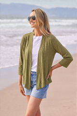 Easy 3/4 Sleeve Cardigan
