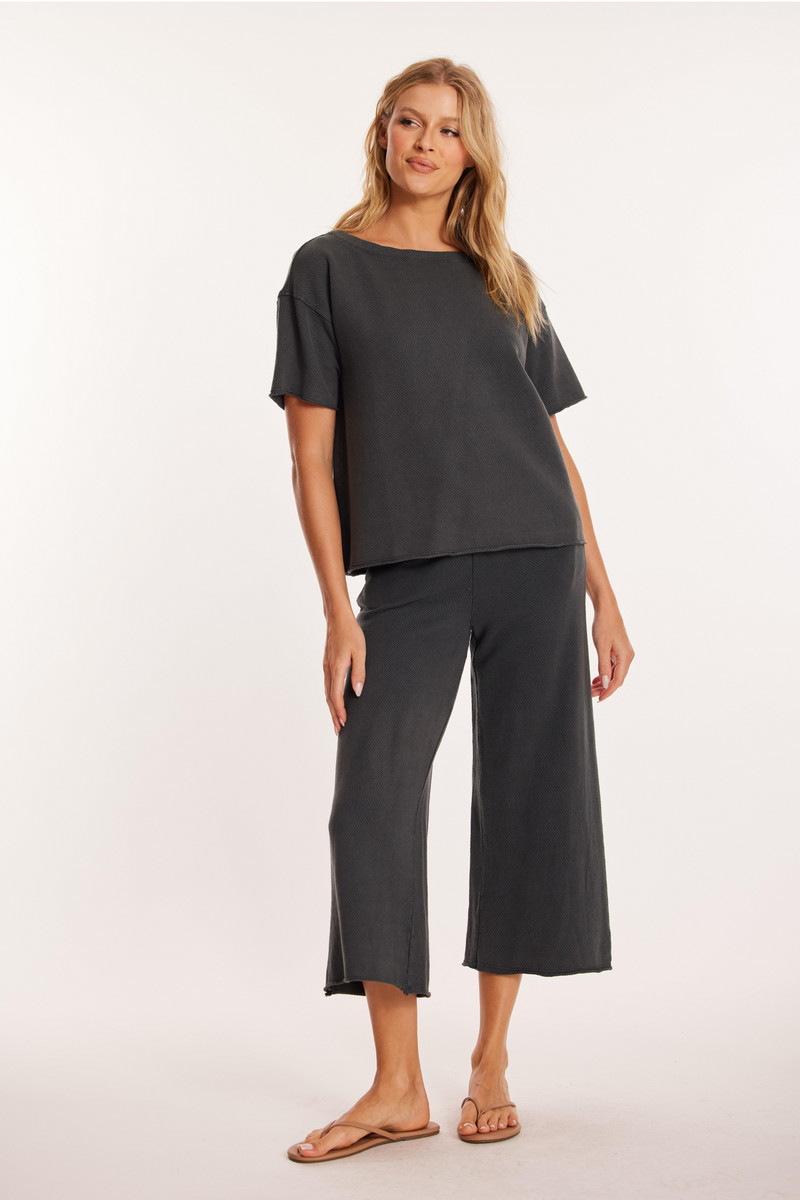 Elbow Sleeve Boatneck Boxy