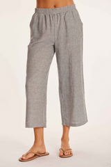 Cropped Wide Leg Pants