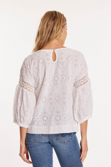 3/4 Sleeve Easy Boho Top