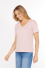 S/S V-Neck Boxy Tee - mododoc Los Angeles