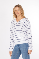 L/S Spring Hoodied Sweater