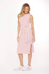 Side Tie Midi Tank Dress