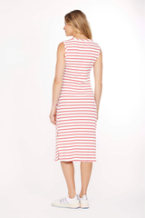 Side Tie Midi Tank Dress