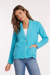 L/S Summer Button Front Jacket