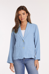 L/S Summer Button Front Jacket