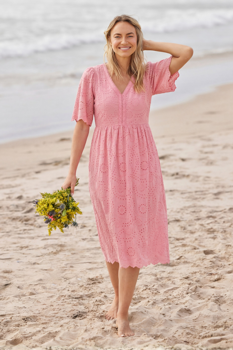 flowy beach dress with sleeves PRETTYGARDEN Womens Summer Puff Short Sleeve Maxi Dress Square Neck Sm