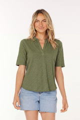 Half Sleeve Easy Polo Tee