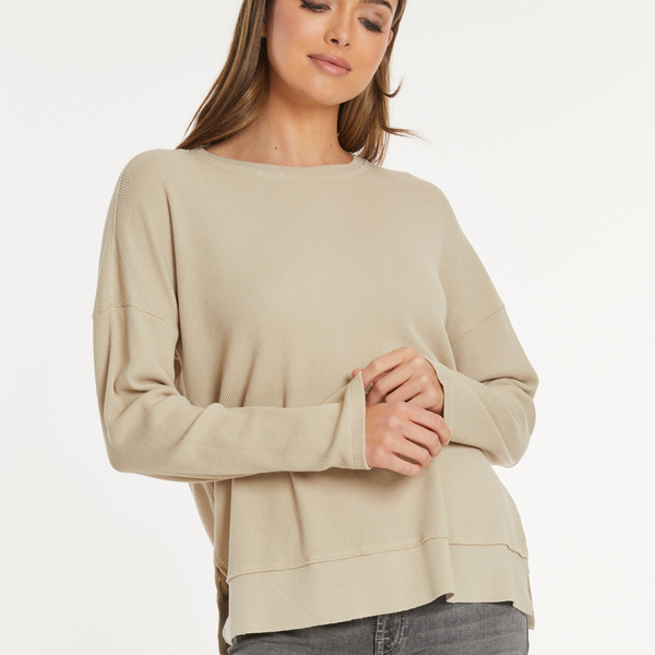 トップス THE SHISHIKUI Brushed Crew / BEIGE THE SHISHIKUI Brushed Crew / BEIGE