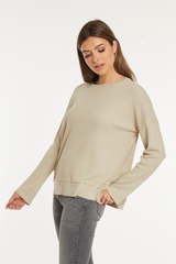 L/S Crew Neck Boxy Top