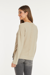 L/S Crew Neck Boxy Top