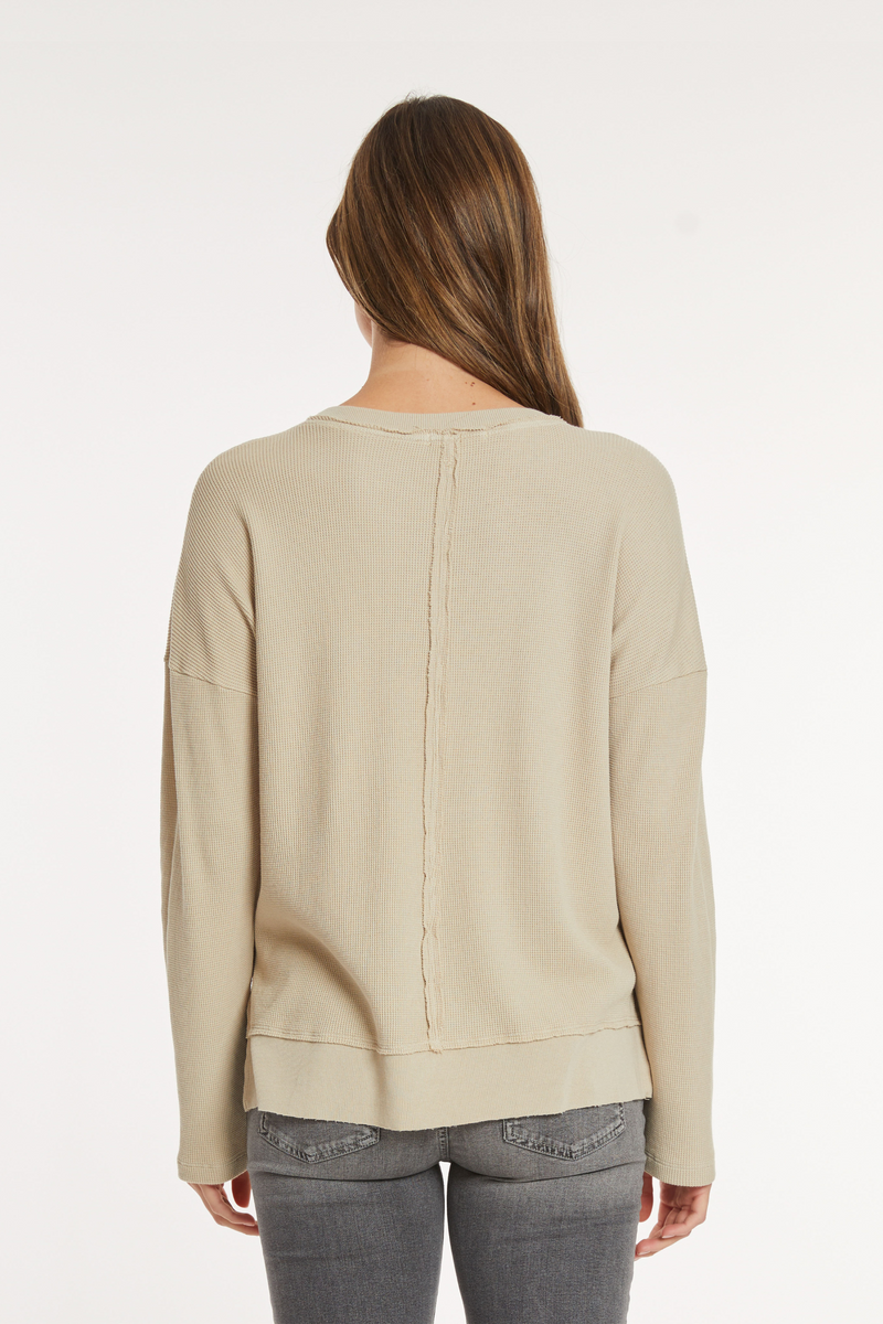 L/S Crew Neck Boxy Top