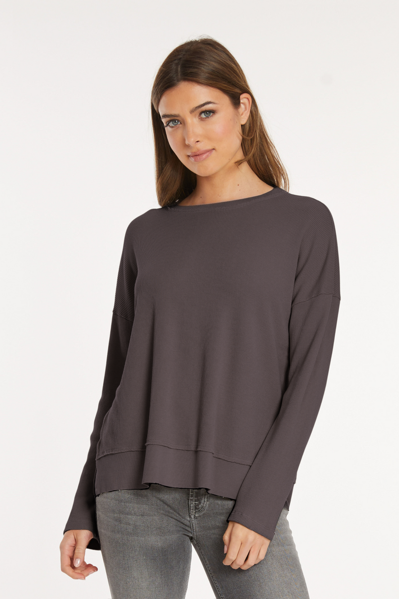 L/S Crew Neck Boxy Top