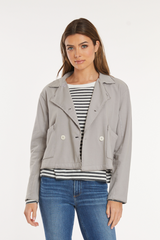 L/S Double Breasted Crop Jacket