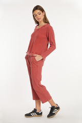 Pocket Ankle Length Pants