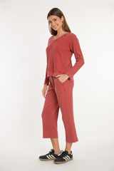 Pocket Ankle Length Pants