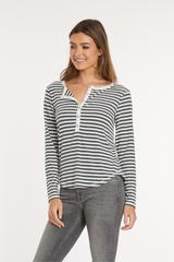 Slim Shirttail Henley