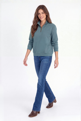 Half Zip Funnel