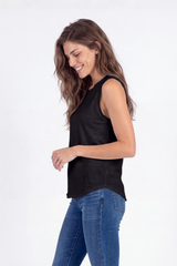 Slim Jewel Neck Tank