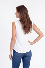 Slim Jewel Neck Tank