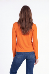 L/S Split Mandarin Tee