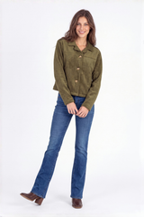 L/S Seamed Swing Jacket