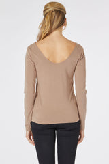 Long Sleeve Fitted Ballet Tee