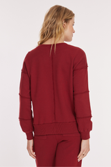 L/S Seamed Boxy Sweatshirt