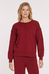 L/S Seamed Boxy Sweatshirt