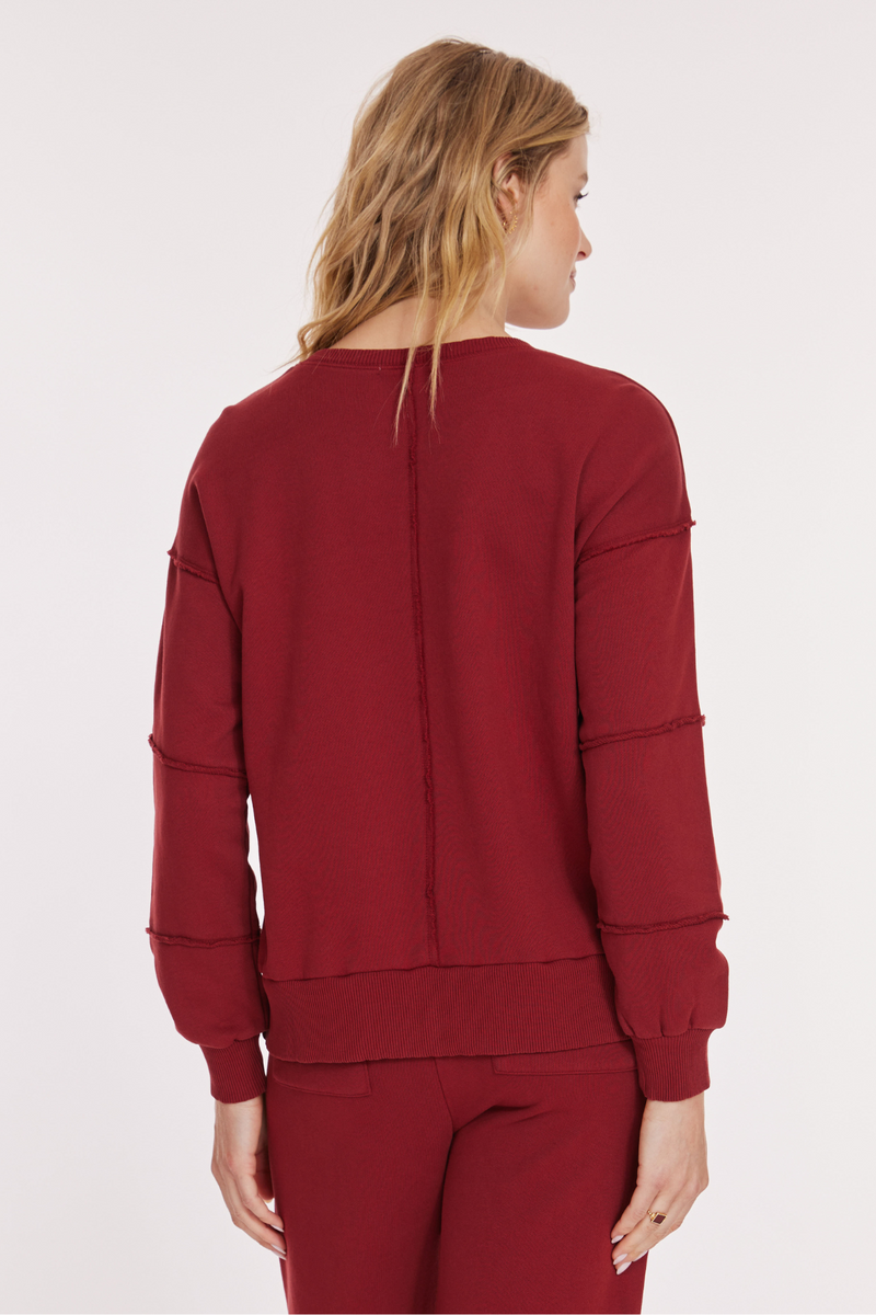 L/S Seamed Boxy Sweatshirt