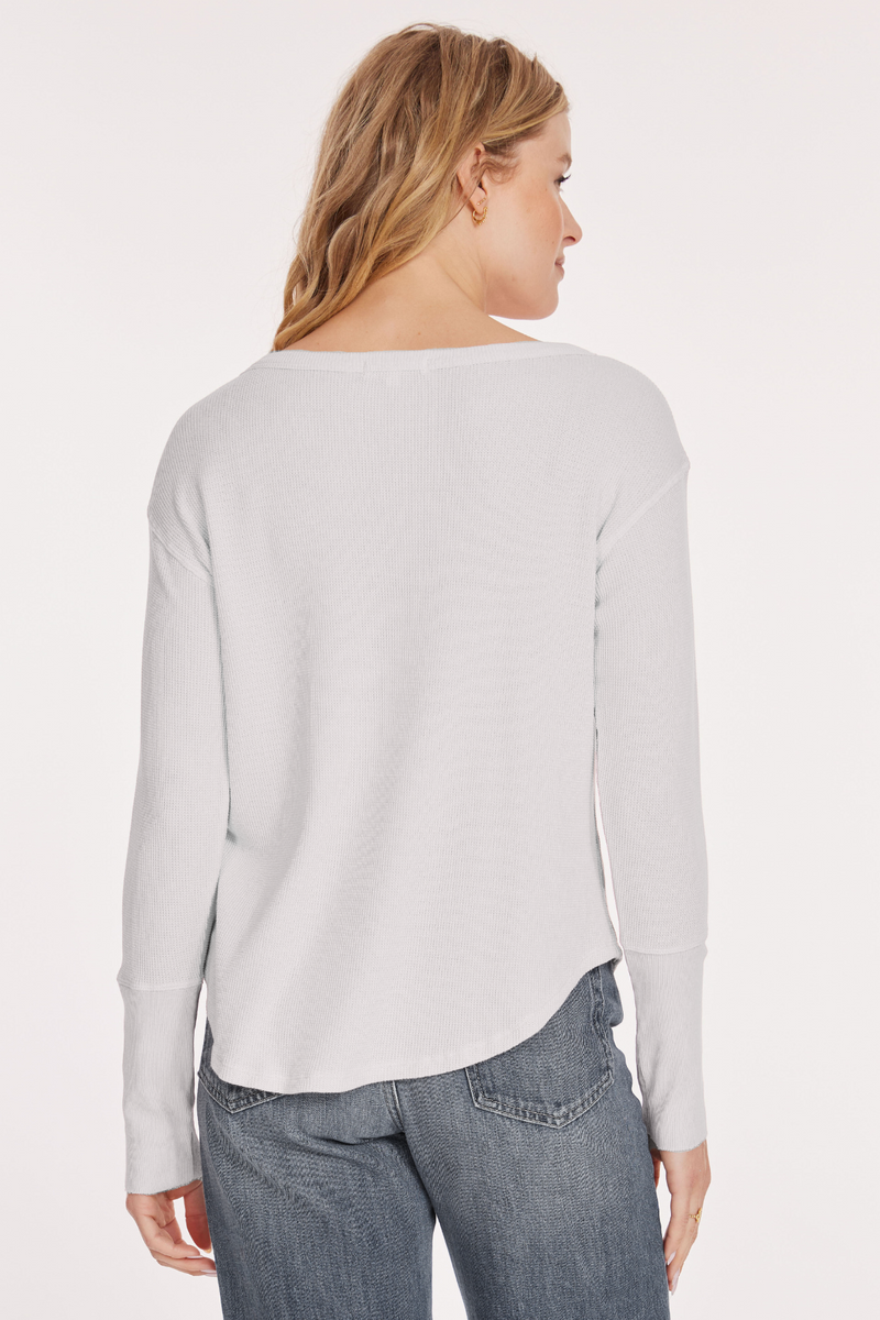 L/S Dropped Armhole Oversize Top