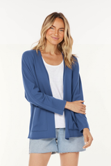 L/S Open Front Kimono Sleeve Cardi