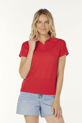 S/S Polo Sweater Top