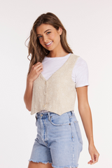 Button-Front Vest