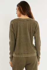 L/S V-Neck Top