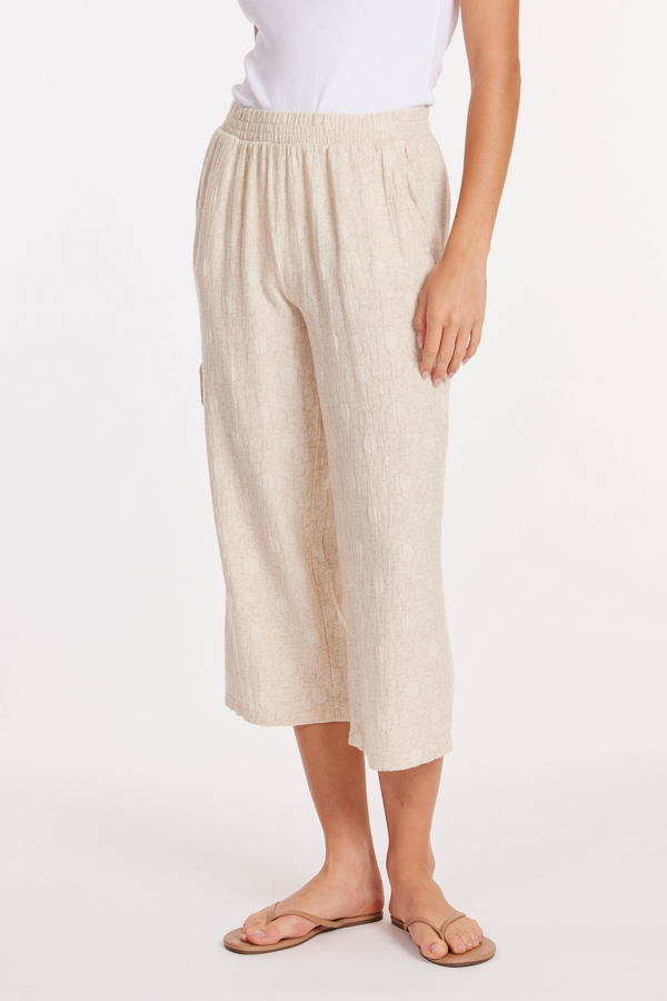 Cropped Wide Leg Pants