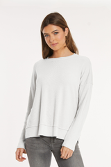 L/S Crew Neck Boxy Top