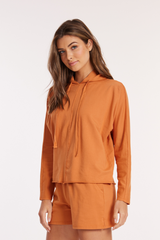 L/S Kimono Sleeves Hoodie