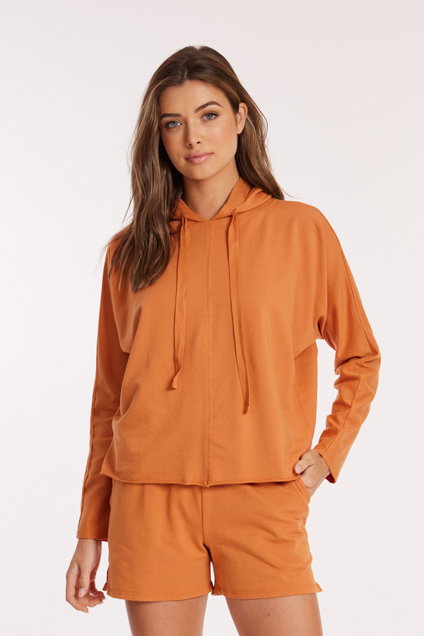 L/S Kimono Sleeves Hoodie